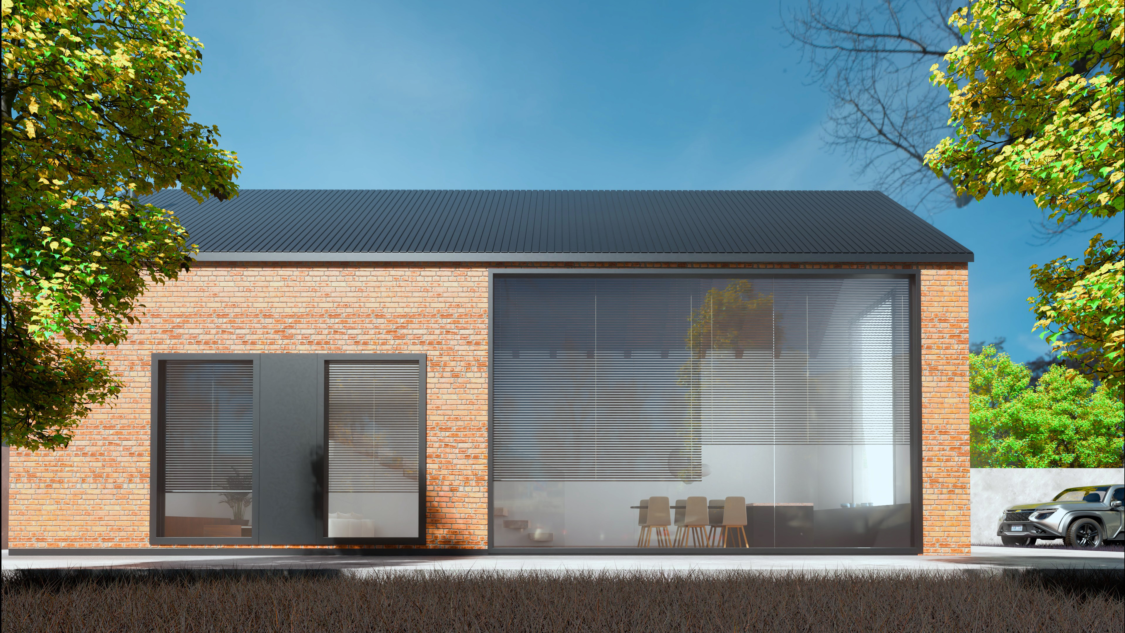 Brick House - Contemporary Brick Design